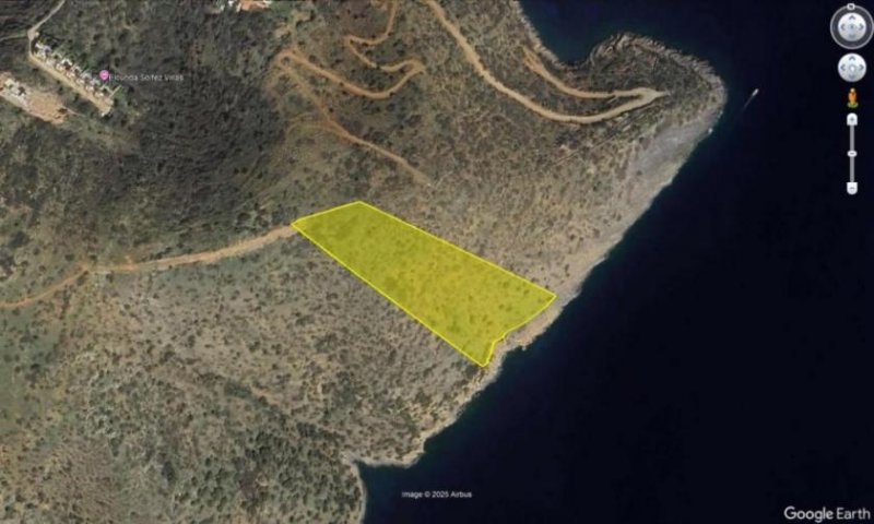 Schisma Eloundas Kreta, Elounda: Großes, erstklassiges Grundstück in erster Meereslinie zu verkaufen Grundstück kaufen